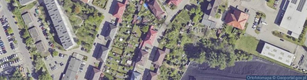 Zdjęcie satelitarne Wspólnota Mieszkaniowa Nieruchomości przy ul.Żwirki i Wigury 10 w Knurowie