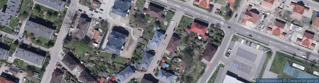 Zdjęcie satelitarne Wspólnota Mieszkaniowa Nieruchomości przy ul.Żwirki i Wigury 2 w Knurowie