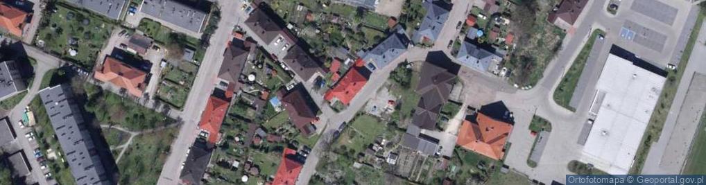 Zdjęcie satelitarne Wspólnota Mieszkaniowa Nieruchomości przy ul.Żwirki i Wigury 8 w Knurowie