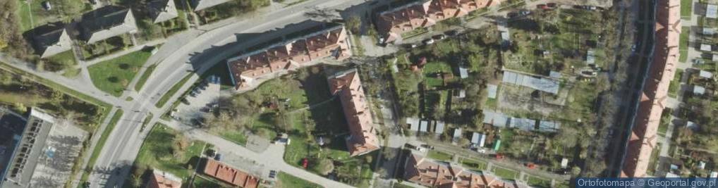 Zdjęcie satelitarne Wspólnota Mieszkaniowa Nieruchomości przy Ulicy Jana Kazimierza 2 i 4 w Chełmie