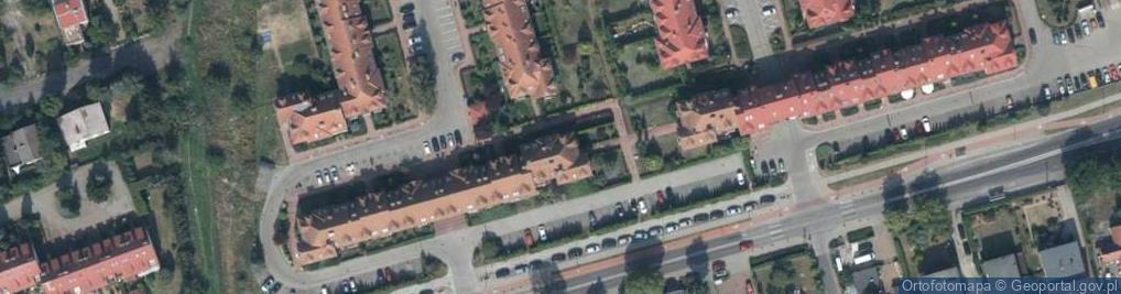 Zdjęcie satelitarne Wspólnota Mieszkaniowa Nieruchomości przy Ulicy Księdza Robaka 2, 4, 6, 8, 10, 12 w Szczecinie