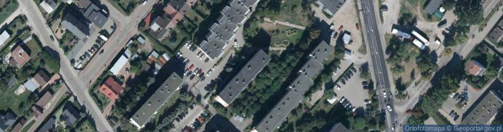 Zdjęcie satelitarne Wspólnota Mieszkaniowa Nieruchomości przy Ulicy Siedleckiej nr 3 i nr 5 w Łukowie