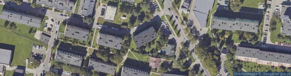 Zdjęcie satelitarne Wspólnota Mieszkaniowa Nieruchomości ul.Klikowska 36 w Tarnowie