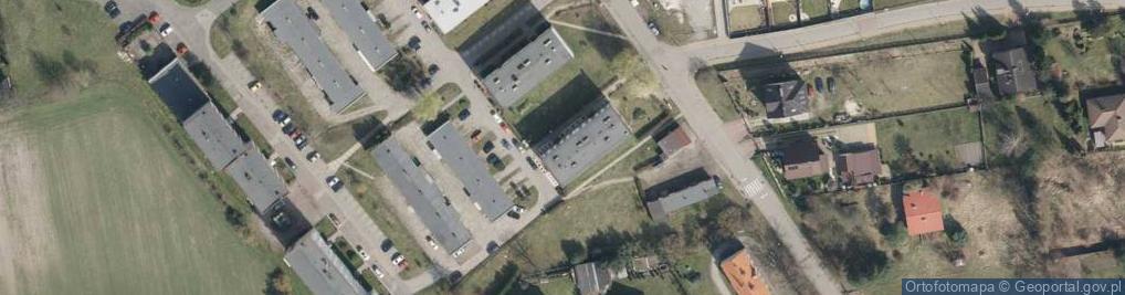 Zdjęcie satelitarne Wspólnota Mieszkaniowa nr 11 ul.Piaskowa 12A/12B 44-164 Rzęczyce Śląskie