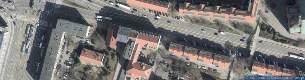Zdjęcie satelitarne Wspólnota Mieszkaniowa nr 188 przy ul.Łokietka 11 of.