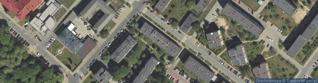 Zdjęcie satelitarne Wspólnota Mieszkaniowa nr 2 przy ul.8-Go Września w Janowie Lubelskim