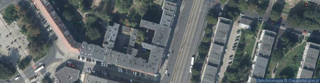 Zdjęcie satelitarne Wspólnota Mieszkaniowa nr 23-18 przy ul.Emilii Plater 18