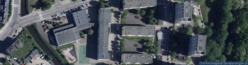 Zdjęcie satelitarne Wspólnota Mieszkaniowa nr 69 przy ul.Kuśnierzy 10