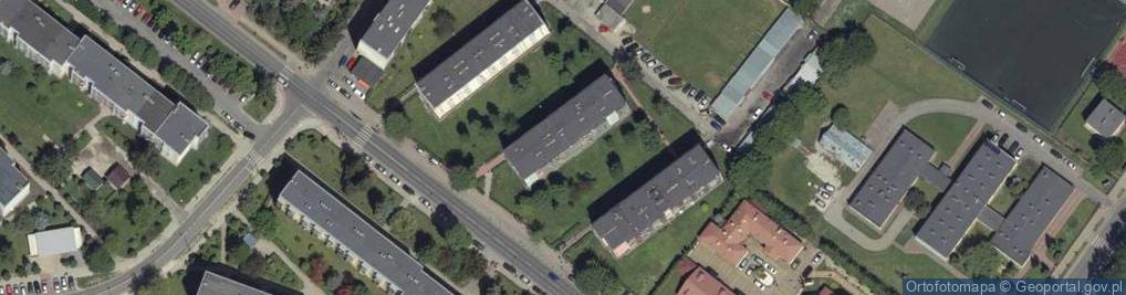 Zdjęcie satelitarne Wspólnota Mieszkaniowa nr 7 ul.Okrzei 44
