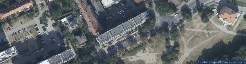 Zdjęcie satelitarne Wspólnota Mieszkaniowa nr 902 przy ul.Wojska Polskiego 38 Stargardzie