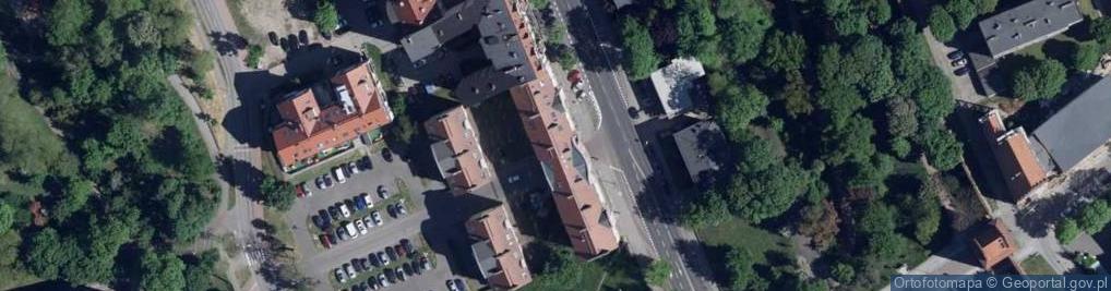 Zdjęcie satelitarne Wspólnota Mieszkaniowa Okrzei 3D, E, F 73-110 Stargard Szczeciński