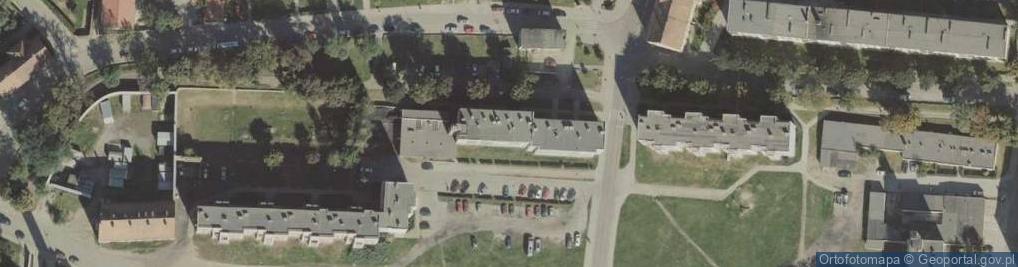Zdjęcie satelitarne Wspólnota Mieszkaniowa Paproć ul.Rynek 8, Strzelin