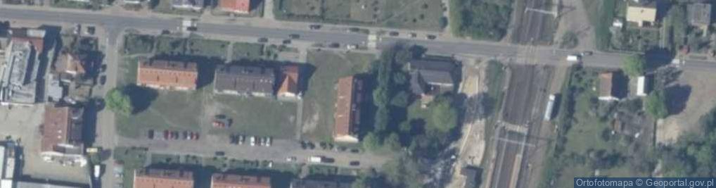 Zdjęcie satelitarne Wspólnota Mieszkaniowa Piastowska 56A i 56B