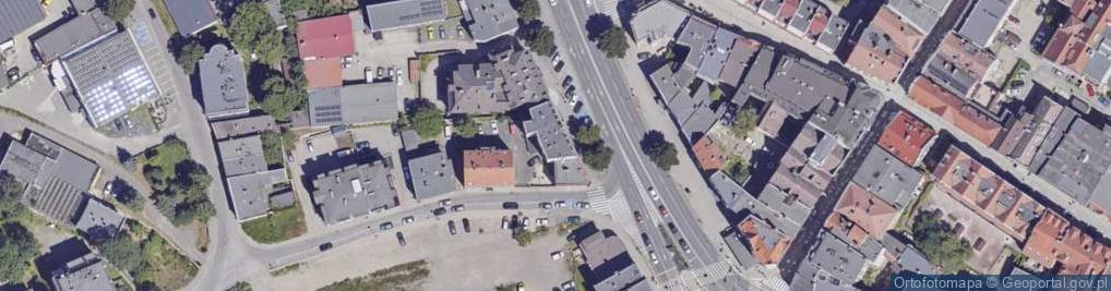 Zdjęcie satelitarne Wspólnota Mieszkaniowa Plac Piastowski 22 Jelenia Góra