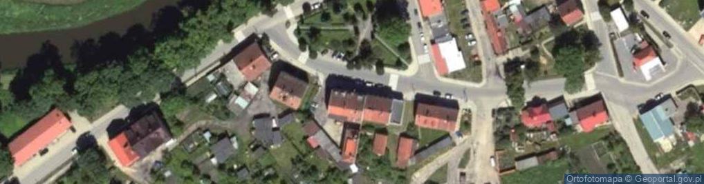 Zdjęcie satelitarne Wspolnota Mieszkaniowa Plac Spółdzielczy 3 i 3A w Sępopolu