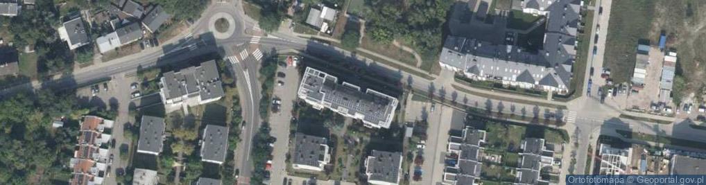 Zdjęcie satelitarne Wspólnota Mieszkaniowa "pod Klonami" ul.Czarnucha 1 w Poznaniu