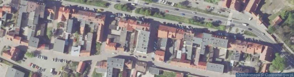 Zdjęcie satelitarne Wspólnota Mieszkaniowa Poprzeczna 2-4 i Rynek 14