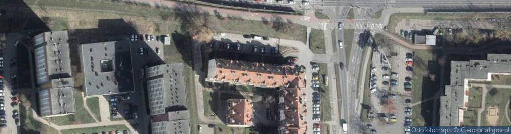 Zdjęcie satelitarne Wspólnota Mieszkaniowa przy Al.Powstańców Wlkp.78, 78A, 81, 81A