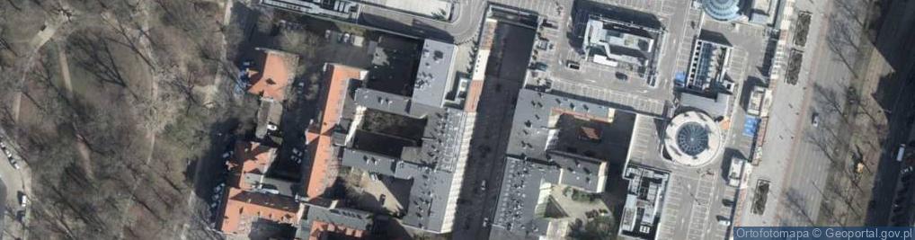 Zdjęcie satelitarne Wspólnota Mieszkaniowa przy Al.Wyzwolenia 25, 27, 29, 31, 33, 35 J.Piłsudskiego 1A