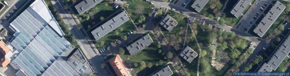 Zdjęcie satelitarne Wspólnota Mieszkaniowa przy Os.Kolorowe 3A-3B w Dzierżoniowie