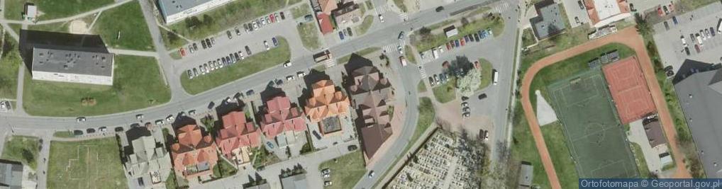 Zdjęcie satelitarne Wspólnota Mieszkaniowa przy ul.1-Go Maja 3 w Miliczu
