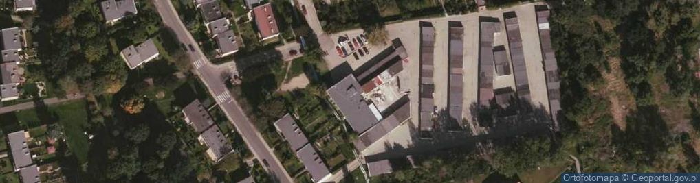 Zdjęcie satelitarne Wspólnota Mieszkaniowa przy ul.1 Maja 25 w Bogatyni