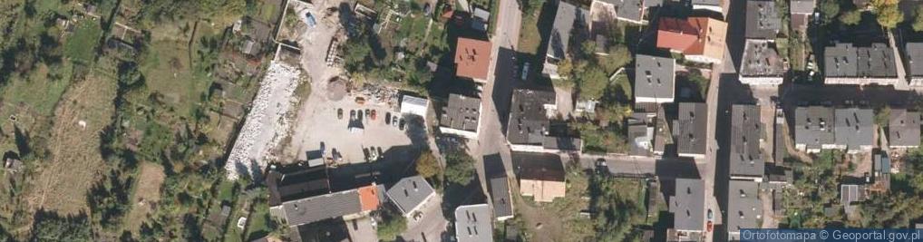 Zdjęcie satelitarne Wspólnota Mieszkaniowa przy ul.1 Maja nr 82 Wboguszowie-Gorcach