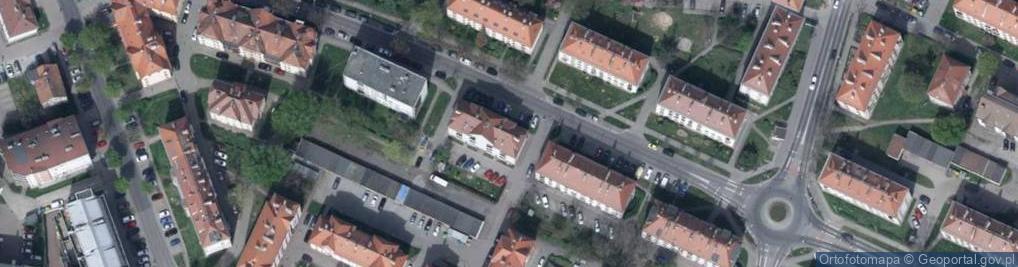 Zdjęcie satelitarne Wspólnota Mieszkaniowa przy ul.11 Listopada 27 w Oleśnicy