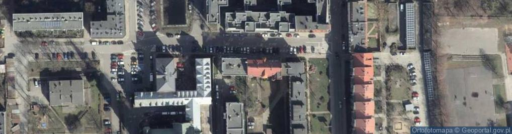 Zdjęcie satelitarne Wspólnota Mieszkaniowa przy ul.Akwarelowej 35, 37 70-781 Szczecin