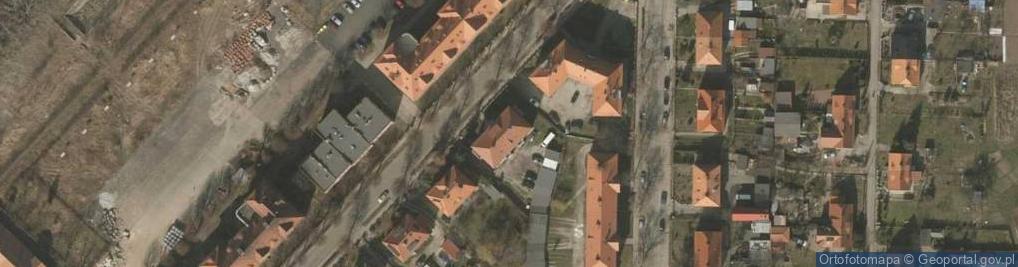Zdjęcie satelitarne Wspólnota Mieszkaniowa przy ul.Armii Krajowej nr 18 w Strzegomiu