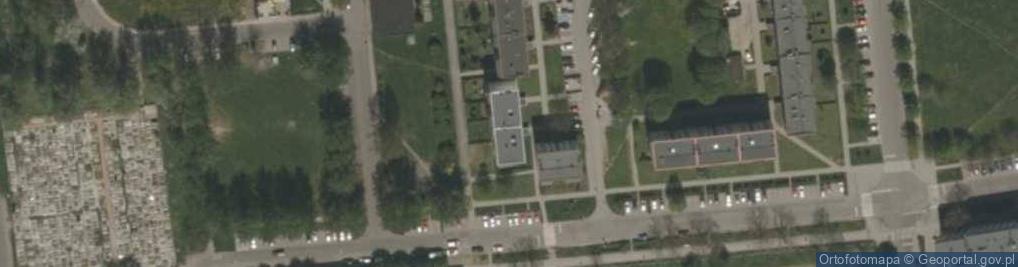 Zdjęcie satelitarne Wspólnota Mieszkaniowa przy ul.Braci Pisko 3-5 w Pyskowicach