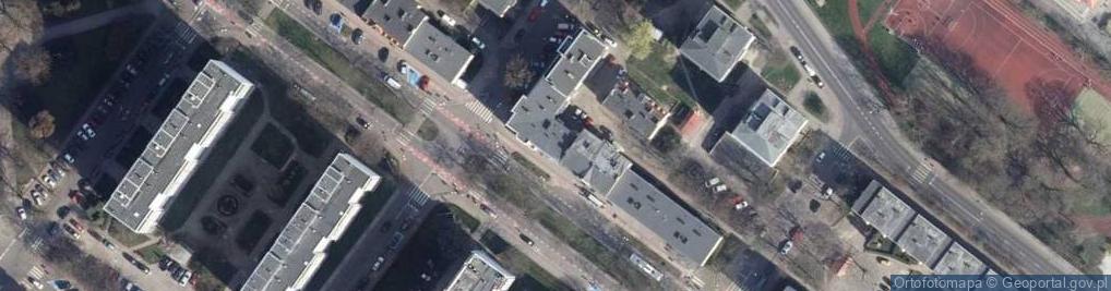 Zdjęcie satelitarne Wspólnota Mieszkaniowa przy ul.Budowlana 20 Mariacka 38-40 w Kołobrzegu