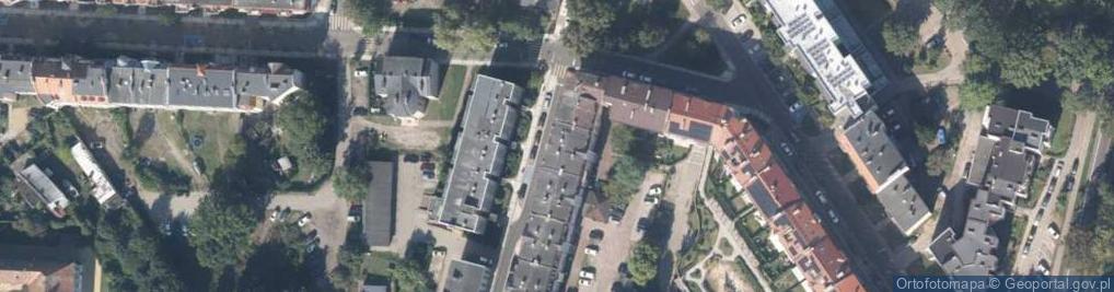 Zdjęcie satelitarne Wspólnota Mieszkaniowa przy ul.Chopina 1 w Świnoujściu