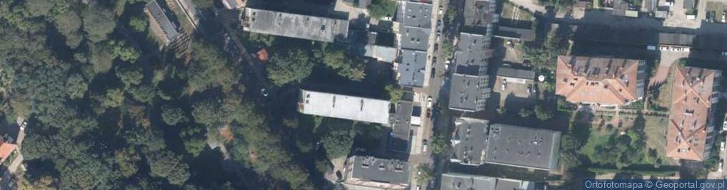 Zdjęcie satelitarne Wspólnota Mieszkaniowa przy ul.Chopina 4-6-8 w Świnoujściu