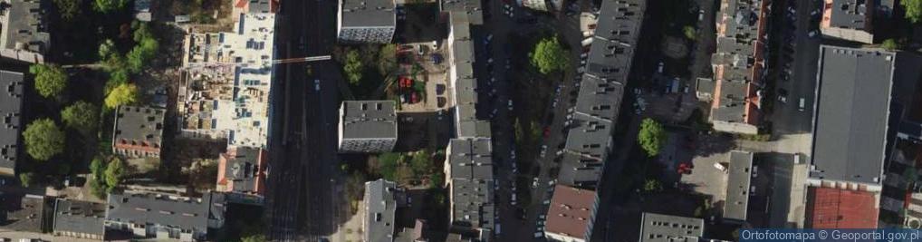 Zdjęcie satelitarne Wspólnota Mieszkaniowa przy ul.Cybulskiego 29