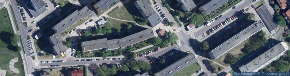 Zdjęcie satelitarne Wspólnota Mieszkaniowa przy ul.Czeskiej 11 A-D w Stargardzie Szczecińskim