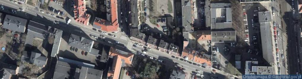 Zdjęcie satelitarne Wspólnota Mieszkaniowa przy ul.Dunikowskiego 38, 38A, 38B w Szczecinie