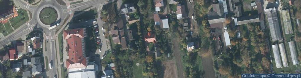 Zdjęcie satelitarne Wspólnota Mieszkaniowa przy ul.Dwernickiego 61 w Hrubieszowie