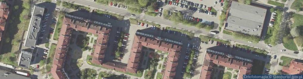Zdjęcie satelitarne Wspólnota Mieszkaniowa przy ul.Dziewanny 23 w Lublinie