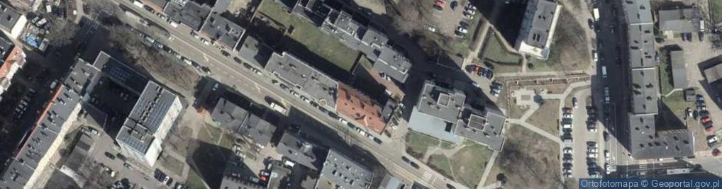 Zdjęcie satelitarne Wspólnota Mieszkaniowa przy ul.E.Plater 4 w Szczecinie