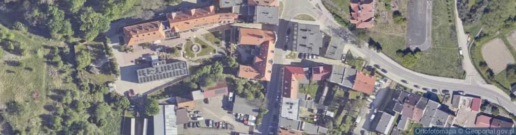 Zdjęcie satelitarne Wspólnota Mieszkaniowa przy ul.Fabrycznej nr 6 w Przyłęku