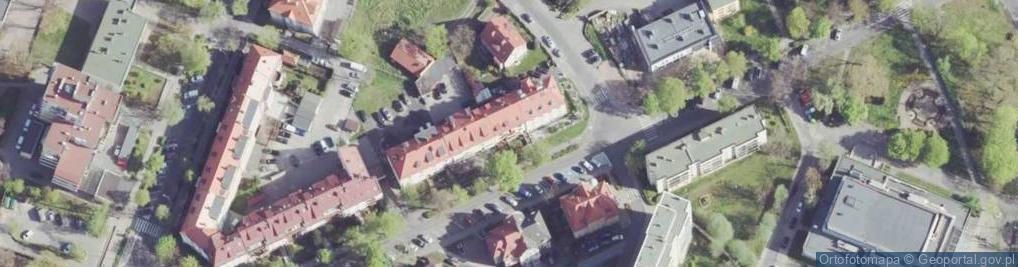 Zdjęcie satelitarne Wspólnota Mieszkaniowa przy ul.Garncarska 2A w Głogowie