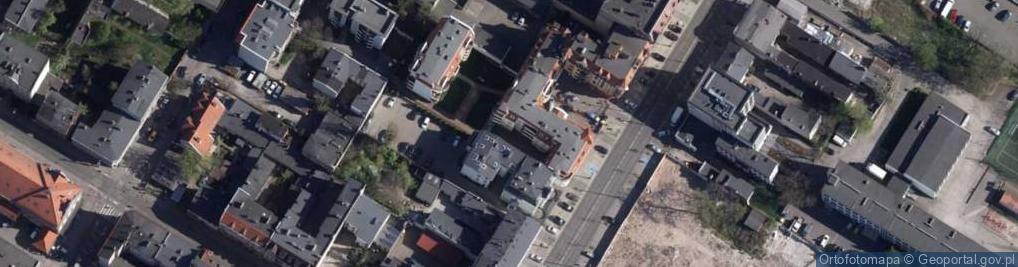 Zdjęcie satelitarne Wspólnota Mieszkaniowa przy ul.Gdańskiej 121, 123