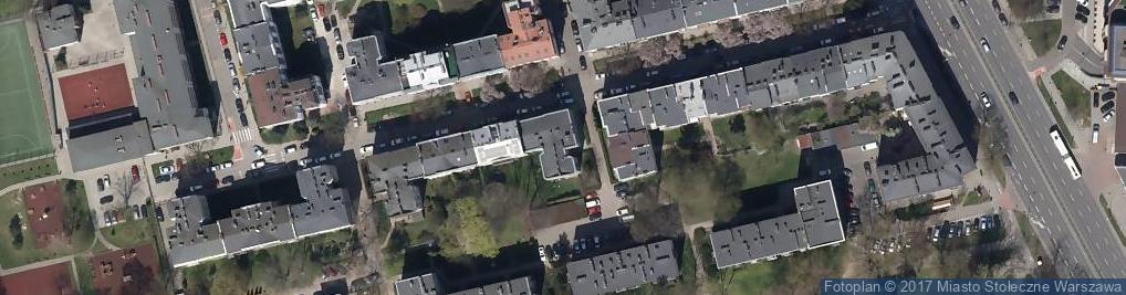 Zdjęcie satelitarne Współnota Mieszkaniowa przy ul.Grottgera 13
