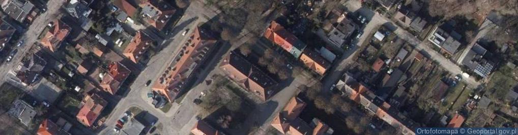 Zdjęcie satelitarne Wspólnota Mieszkaniowa przy ul.Grunwaldzkiej 56 w Świnoujściu