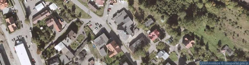 Zdjęcie satelitarne Wspólnota Mieszkaniowa przy ul.Hanki Sawickiej nr 16 w Dusznikach Zdroju