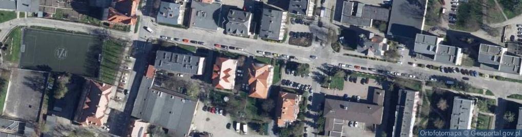 Zdjęcie satelitarne Wspólnota Mieszkaniowa przy ul.Jagiellońskiej nr 8 w Bardzie