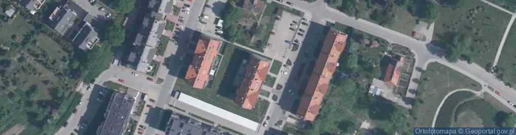Zdjęcie satelitarne Wspólnota Mieszkaniowa przy ul.Jana Pawła II 2-4 w Siechnicach