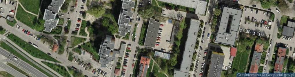Zdjęcie satelitarne Wspólnota Mieszkaniowa przy ul.Jerzmanowskiej 88 we Wrocławiu
