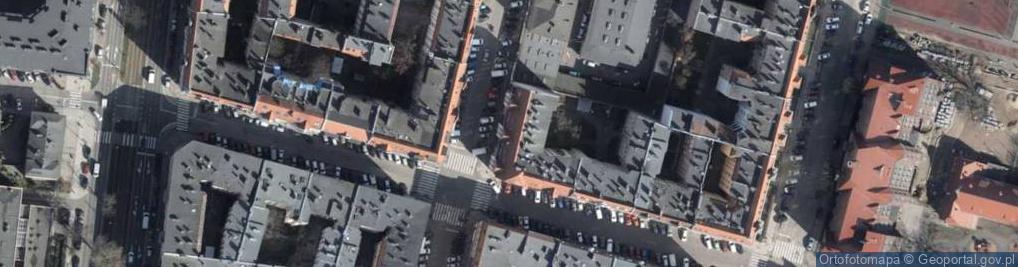 Zdjęcie satelitarne Wspólnota Mieszkaniowa przy ul.Kleeberga 8, 10 w Szczecinie